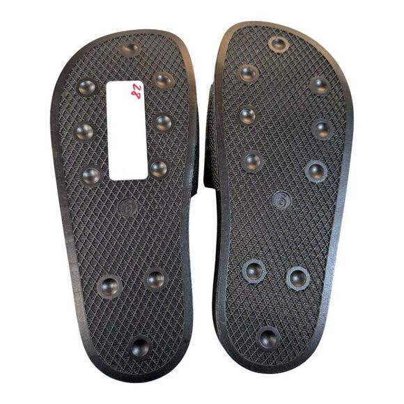 Chinatown Market Smiley Face Slide Sandals Black Size 6 Casual Comfortable Slip- - Picture 5 of 9